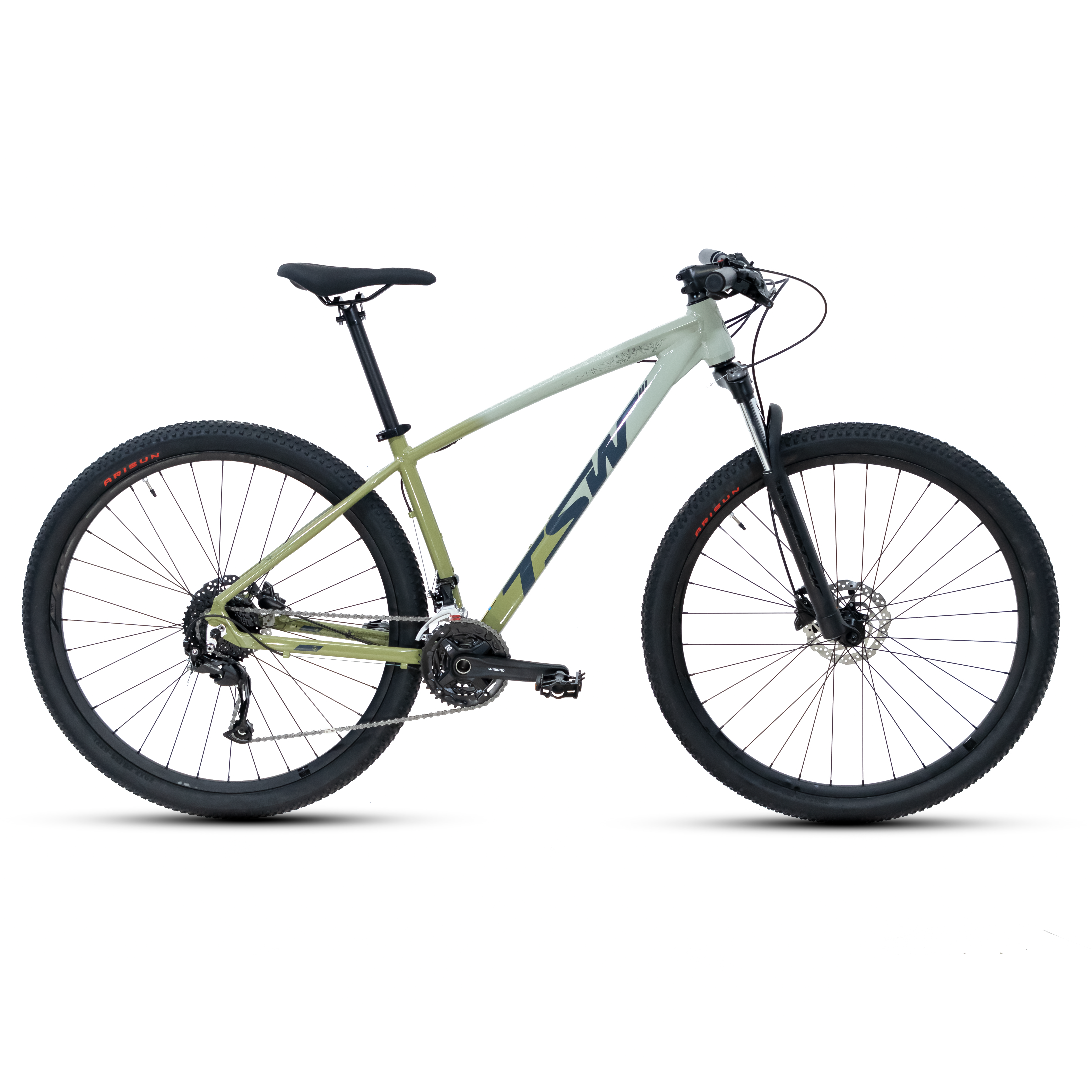 Bicicleta TSW Hunch Plus | 2021/2022 - 15.5", Cinza/Verde