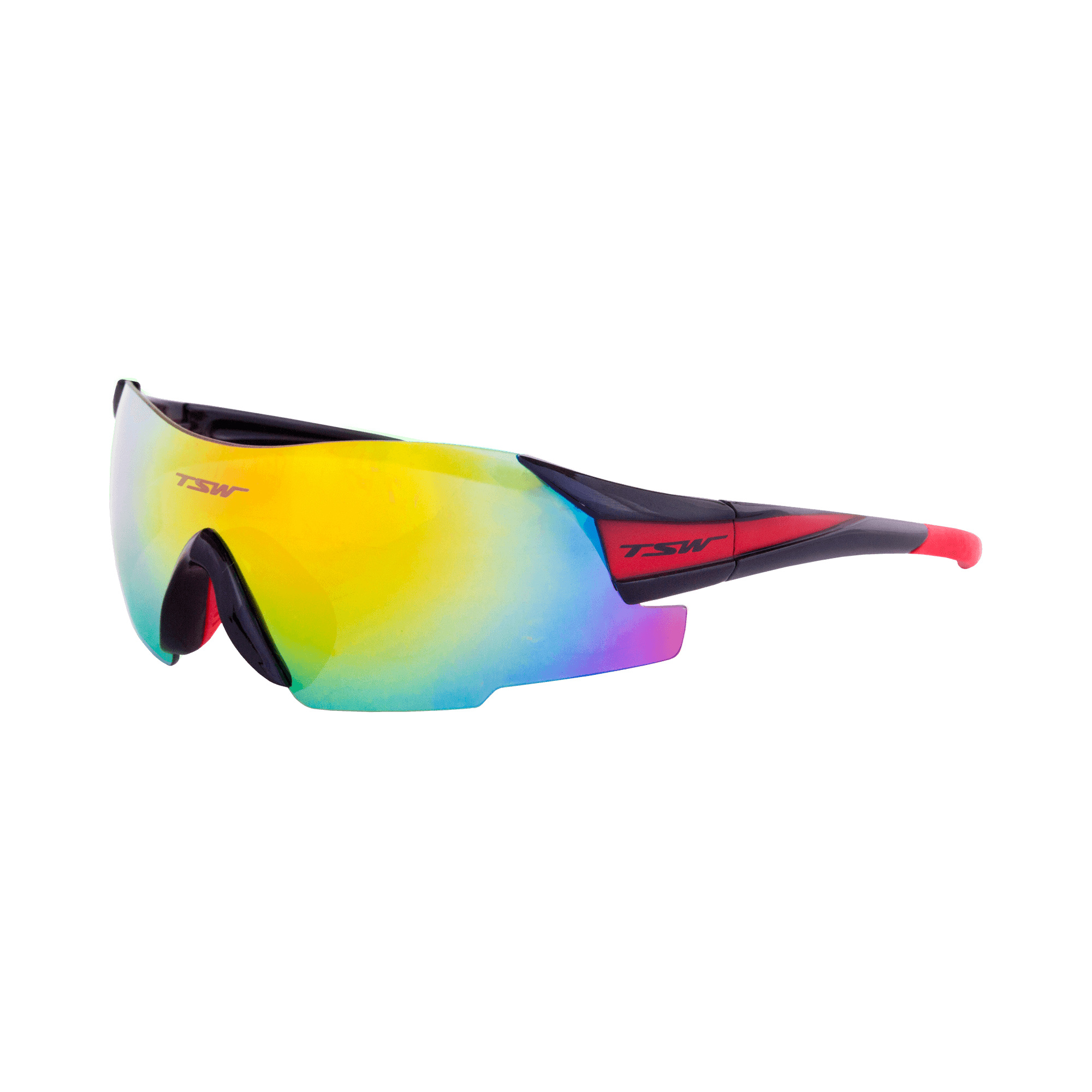 Óculos de ciclismo VITALUX - Vermelho/Preto