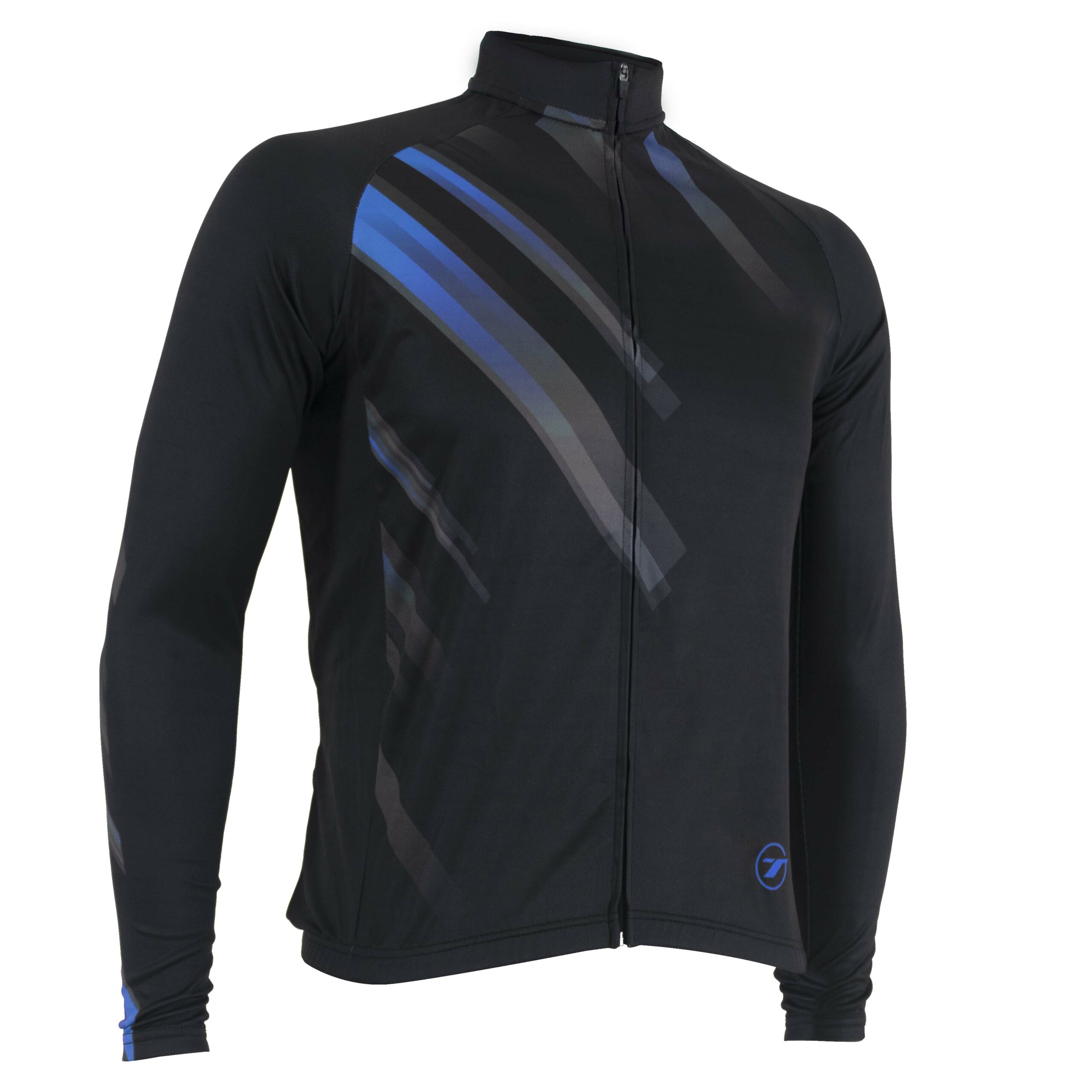 Camisa manga longa para ciclismo SUNNY | RIDE LINE - Preto/Azul, P