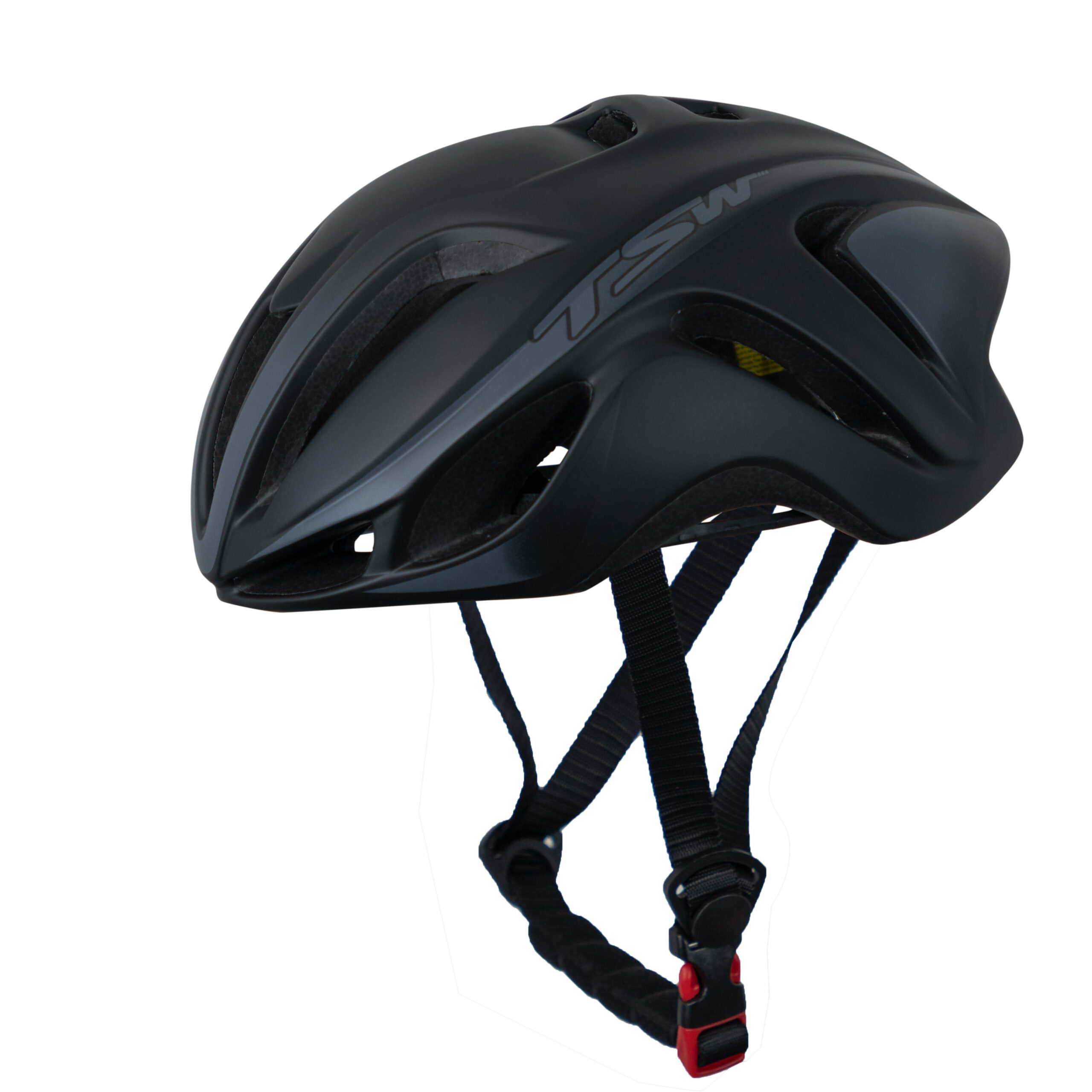 Capacete TSW Team Plus - Preto/Cinza, Médio 54-57