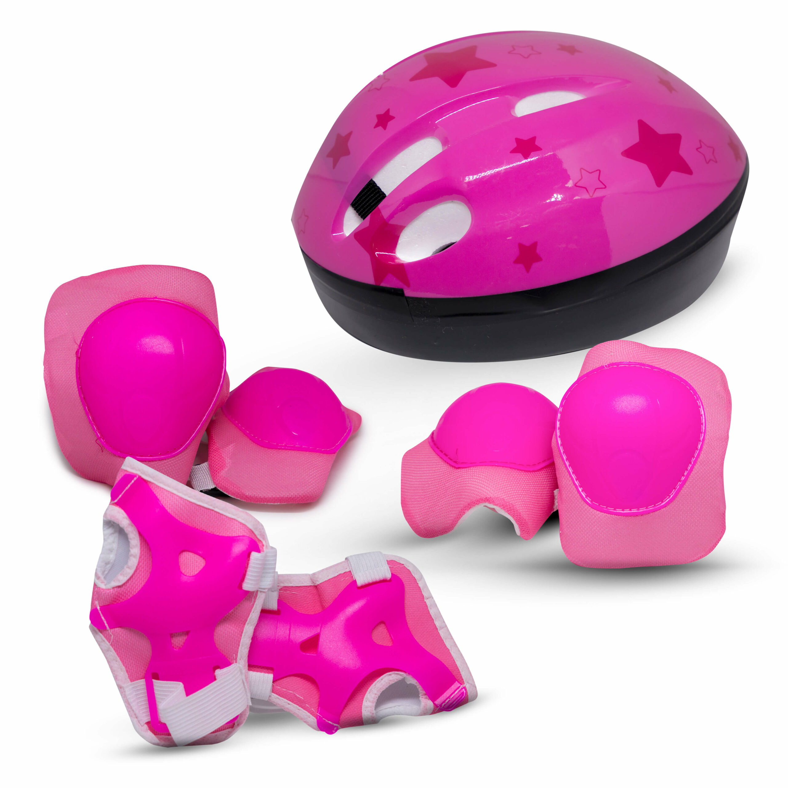 Capacete com kit proteção Little child | Rava Fan - Pink