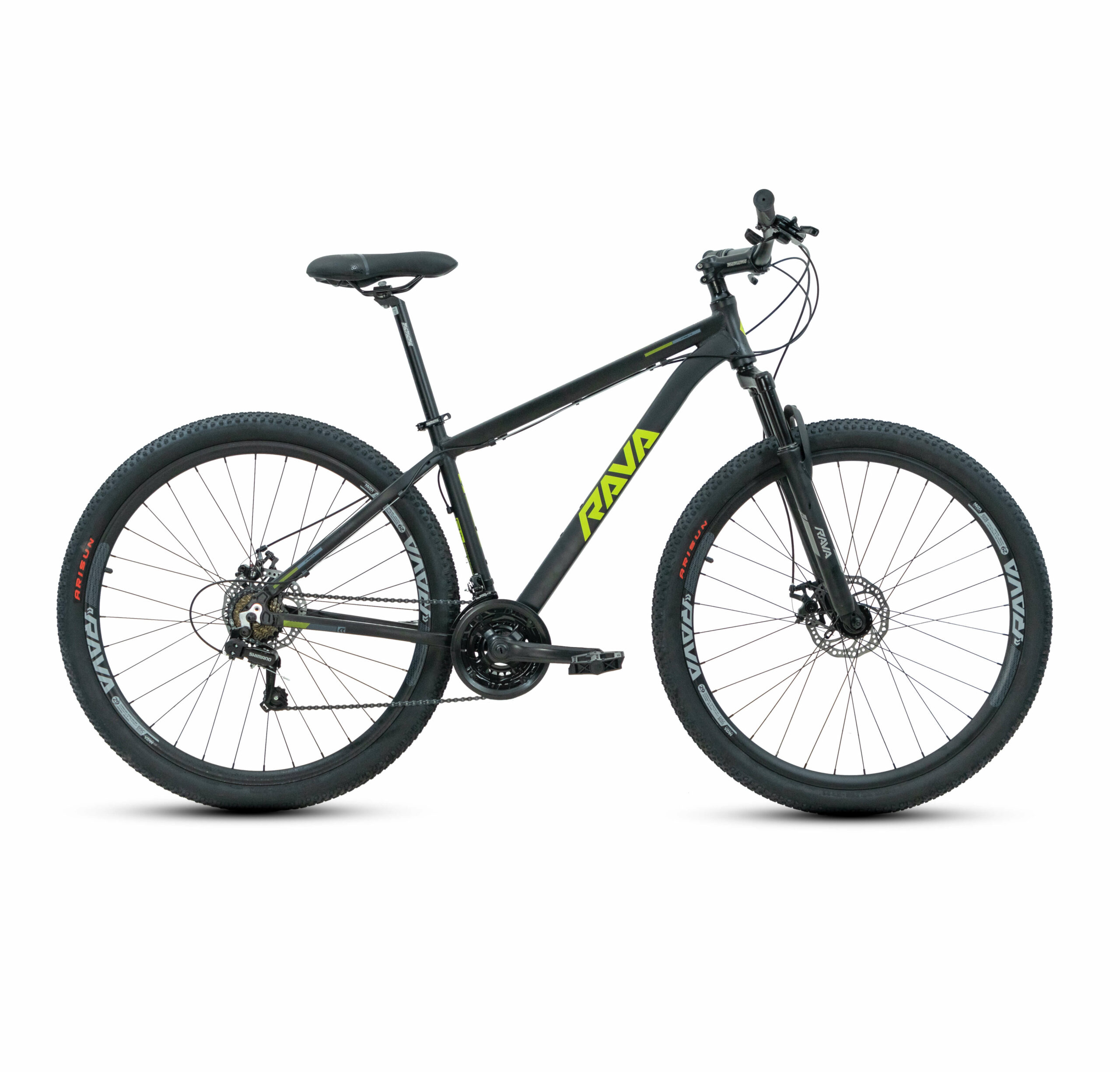 Bicicleta Pressure 29 Rava | 2021 | Edição 21v. Mecânico - Preto/Verde, 15.5"