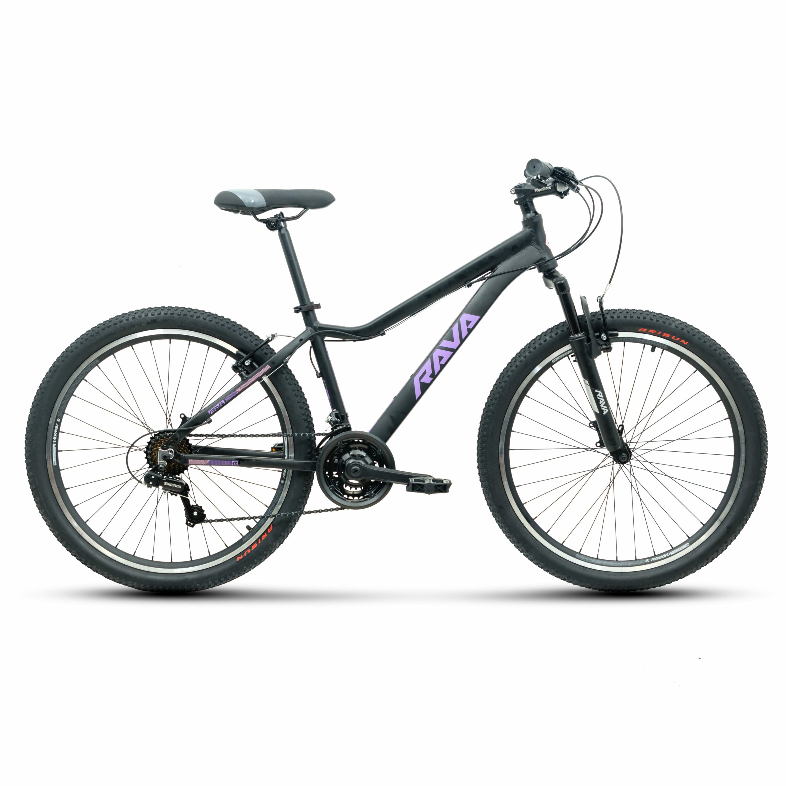Bicicleta Rava Land Aro 26″ - 15.5", Preto/Violeta