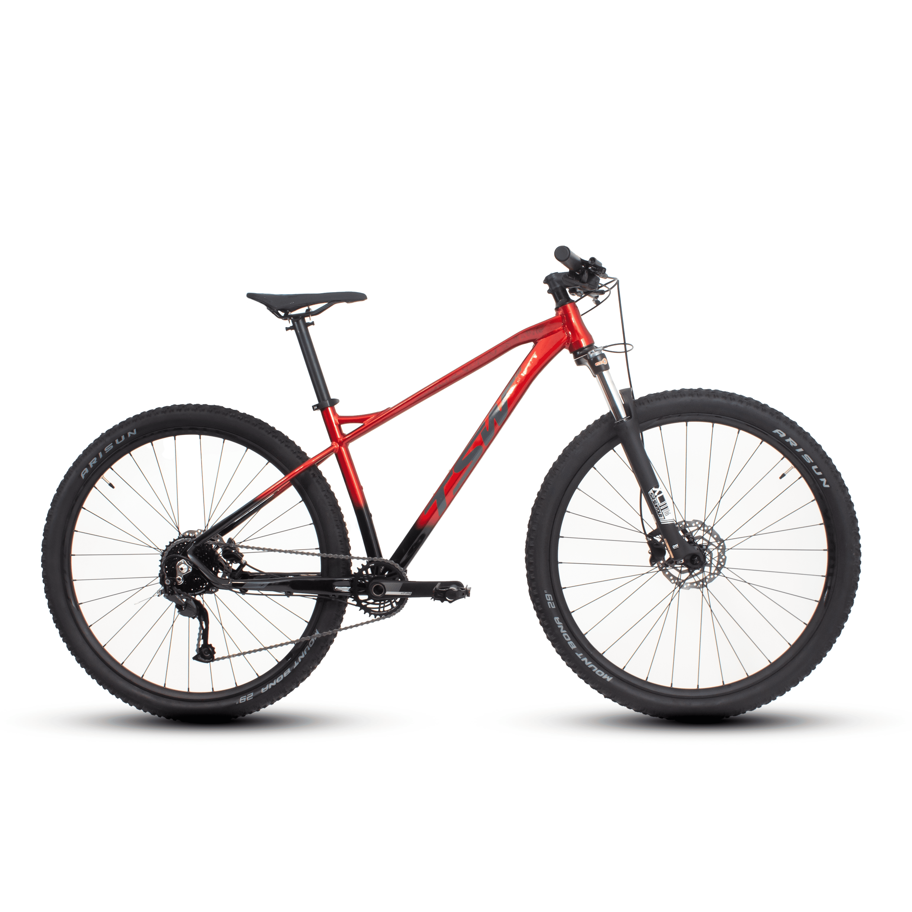 Bicicleta TSW Stamina | SR Suntour - 19", Vermelho/Preto