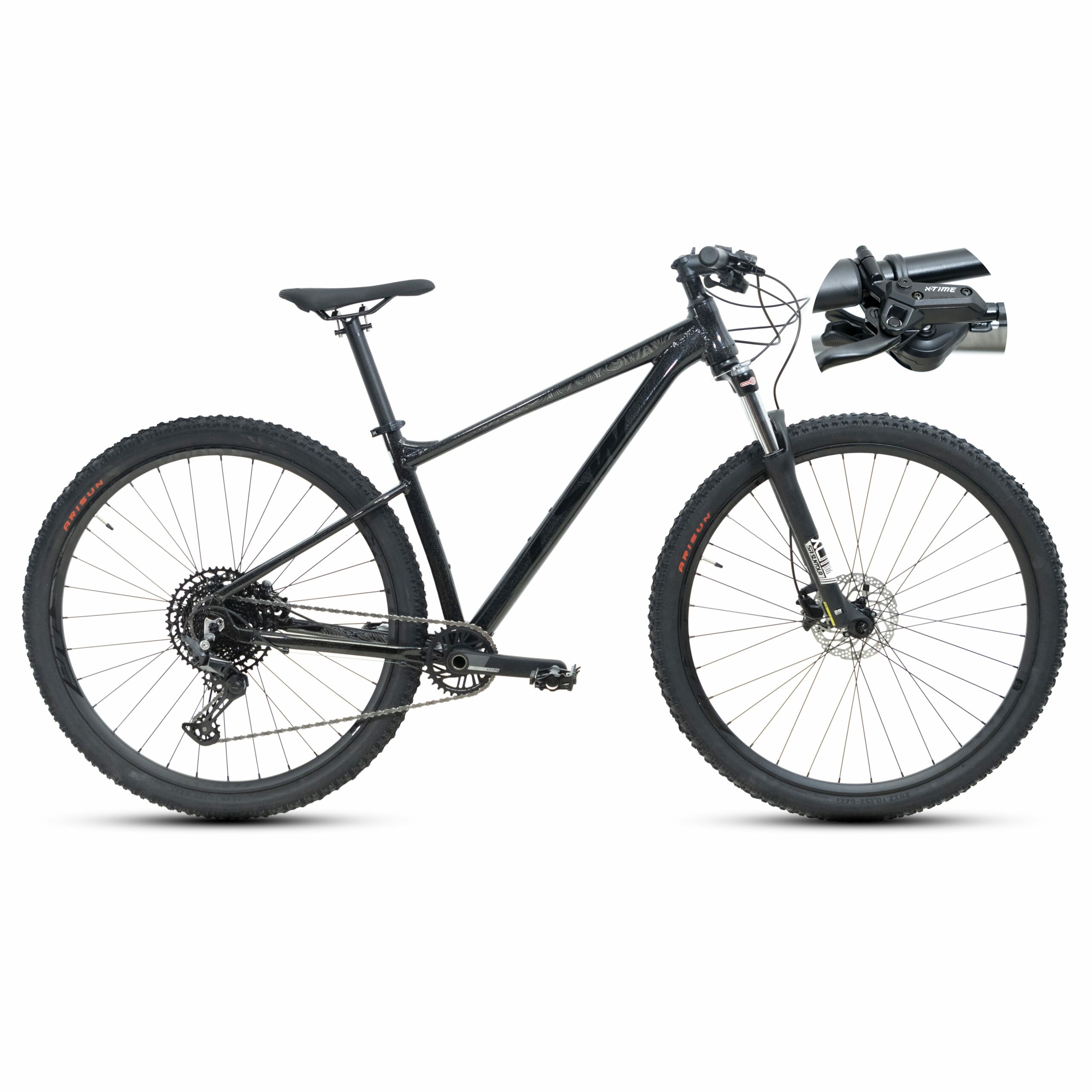 Bicicleta TSW Hurry | SR-12 - Linha com Freios X-TIME - 15.5", Preto