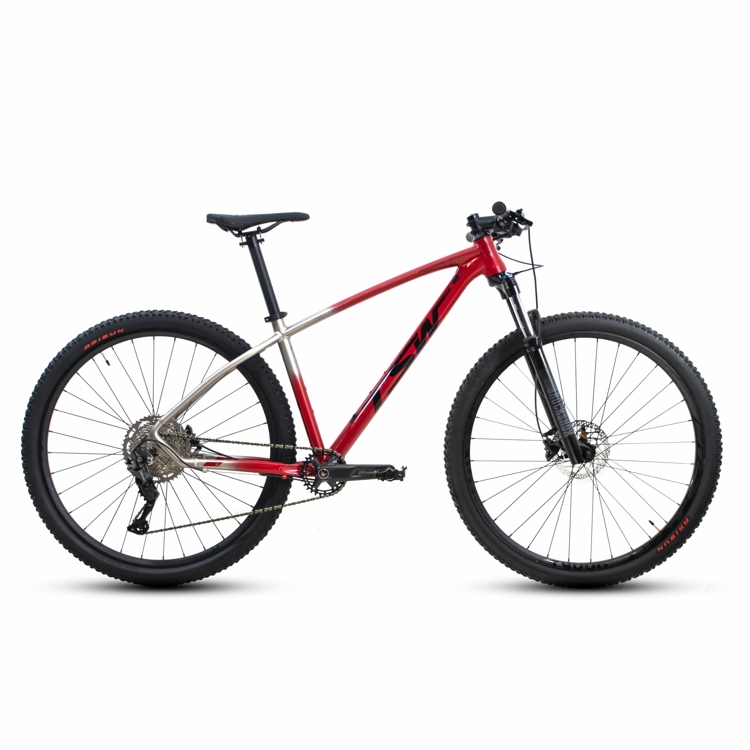 Bicicleta TSW Jump | ROCKSHOX - Vermelho/Dourado, 15.5"