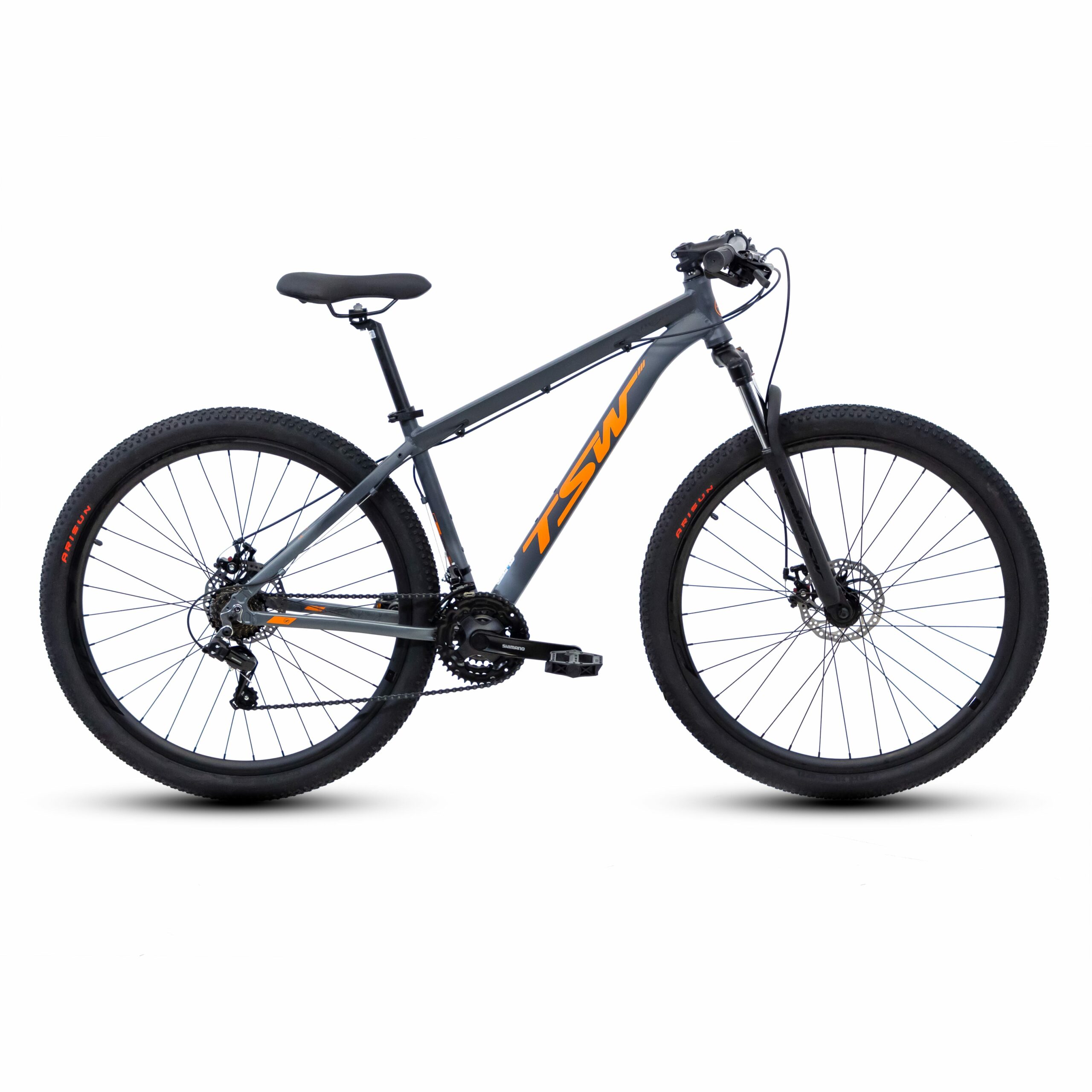 Bicicleta TSW Ride | 2021/2022 - 15.5", Cinza/Laranja