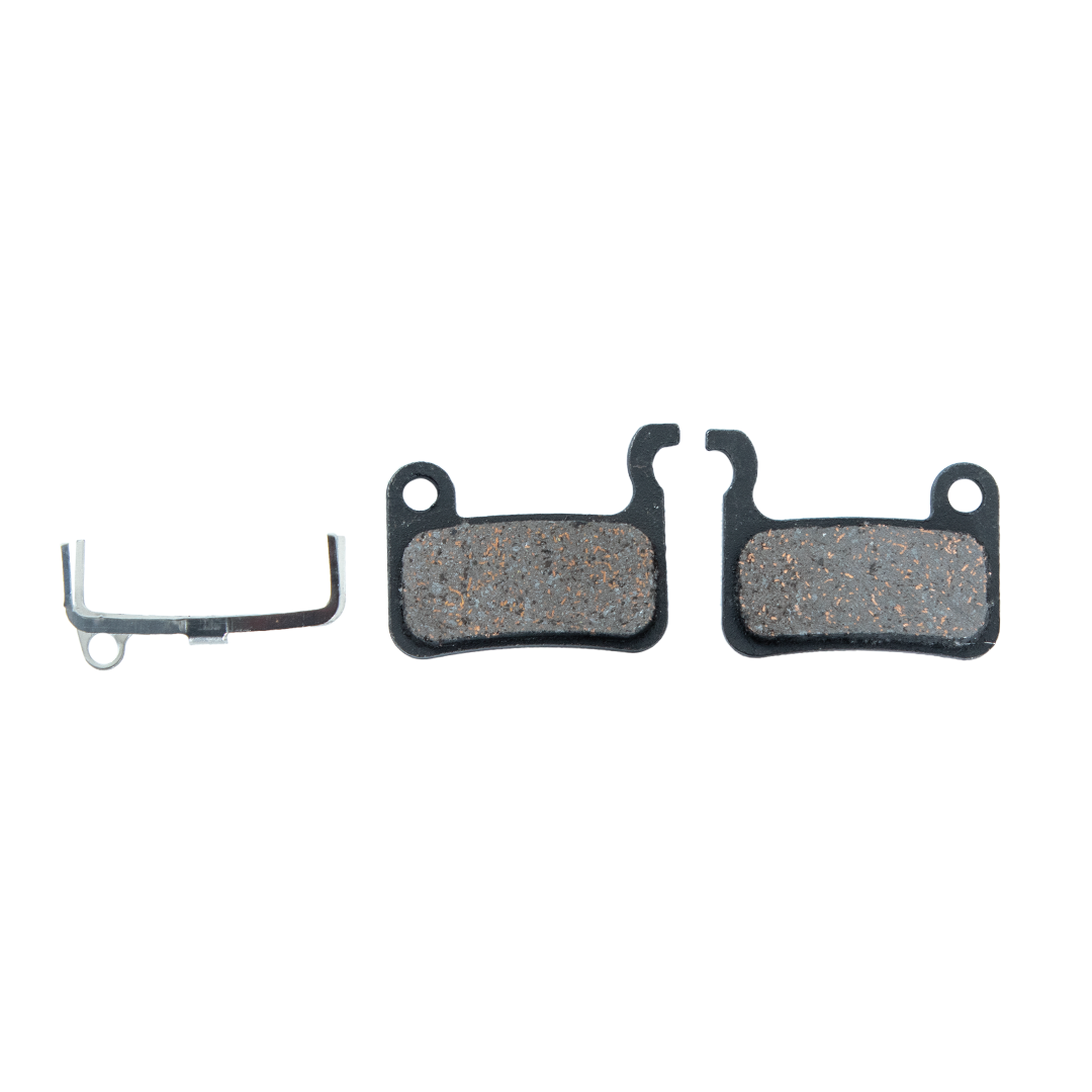 Road Passion Pastiglie Freno Semi-metalliche Per Bici, Per Shimano XTR, Deore, Alfine, Set Con Clip E Molla