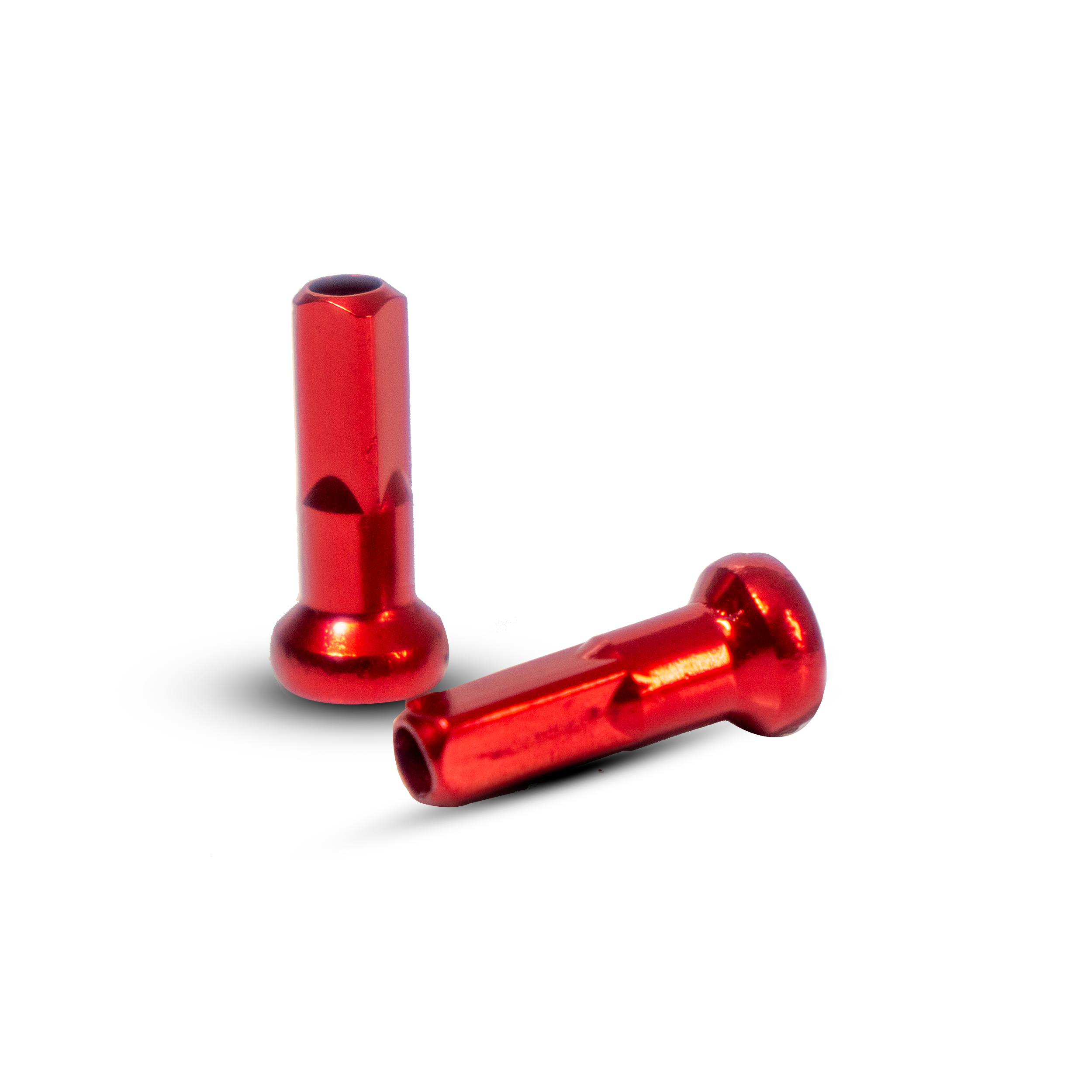 Niple alumínio 14mm - Vermelha