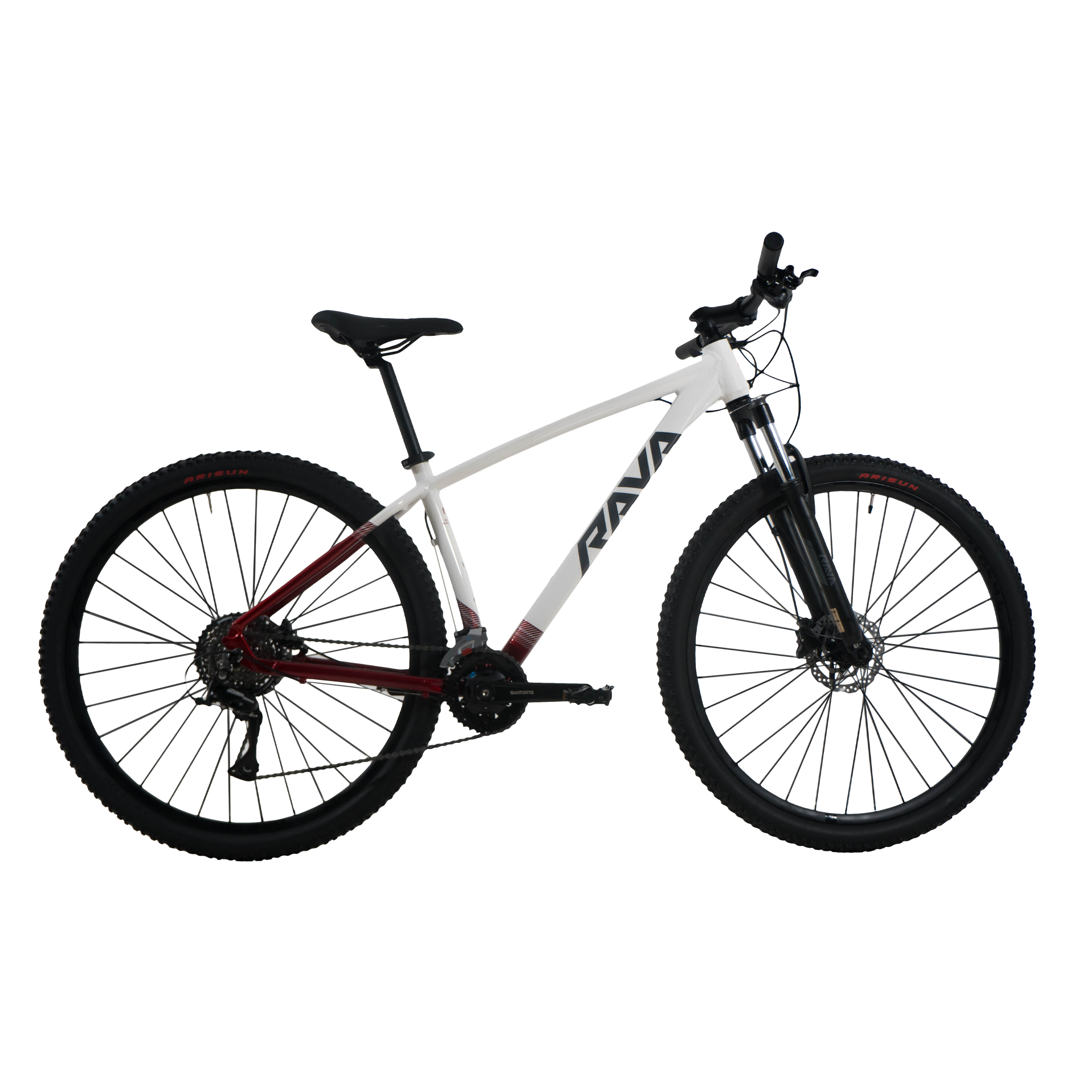 BICICLETA RAVA RAKAN 16V - S, Branco/Vermelho