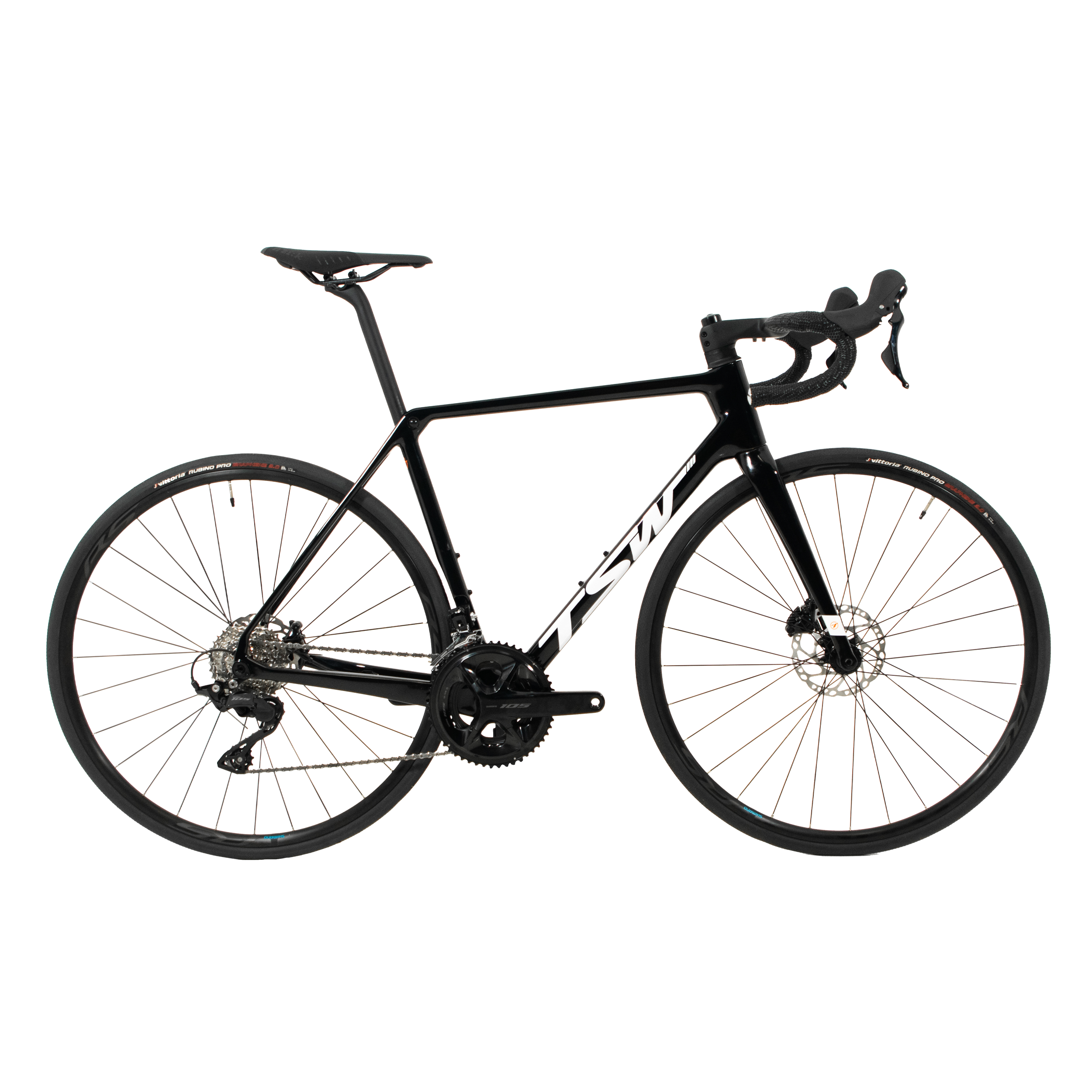 Bicicleta TSW Speed TR1 Climb Shimano 24v | 2024 - Preto, 560mm