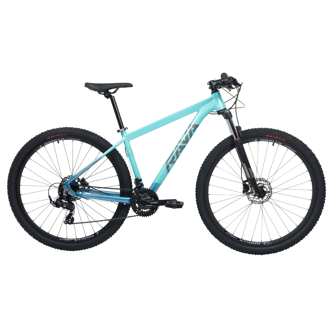 BICICLETA RAVA PRESSURE PLUS 21V - Verde/Azul, L