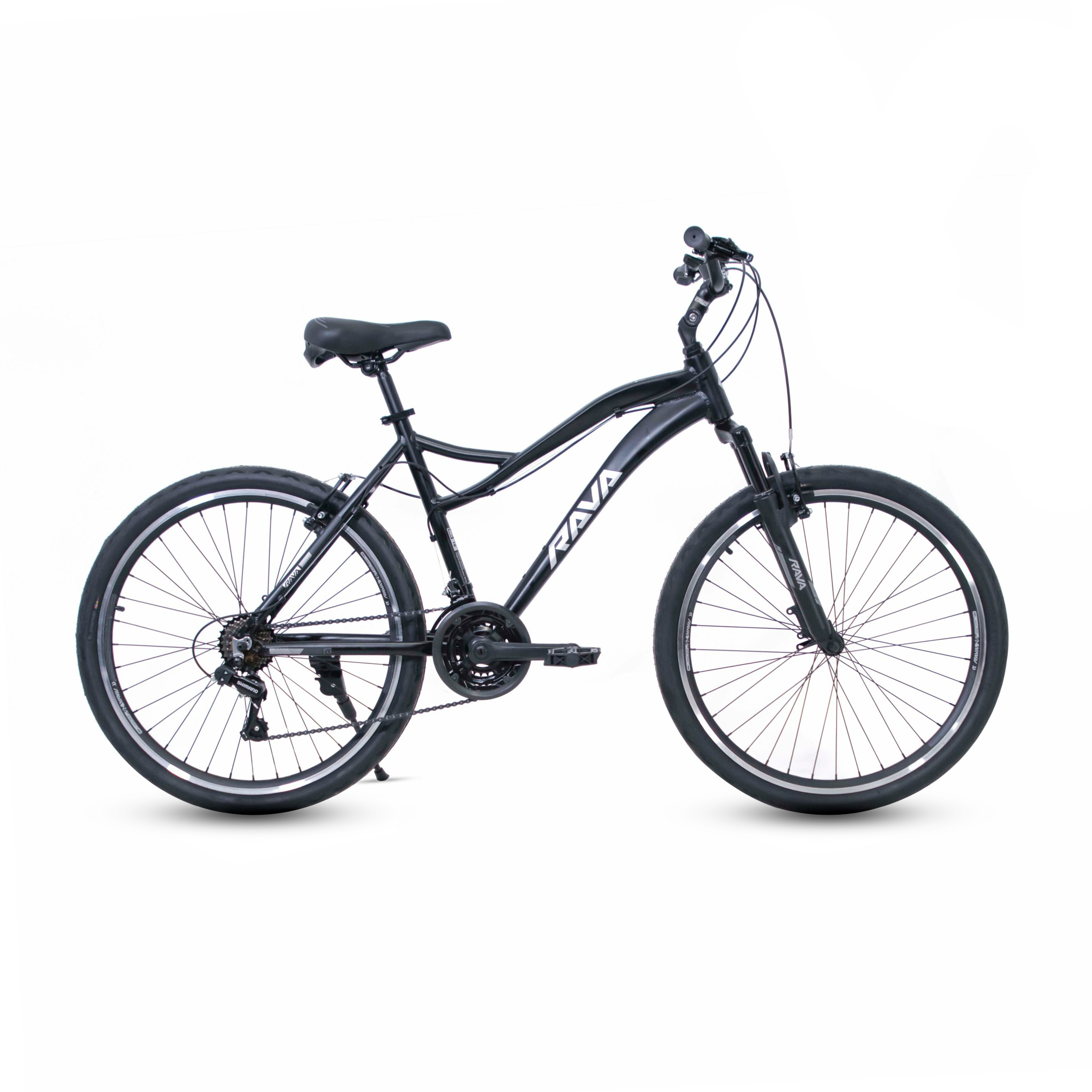 Bicicleta Rava Bolt 2023 - Preto/Branco