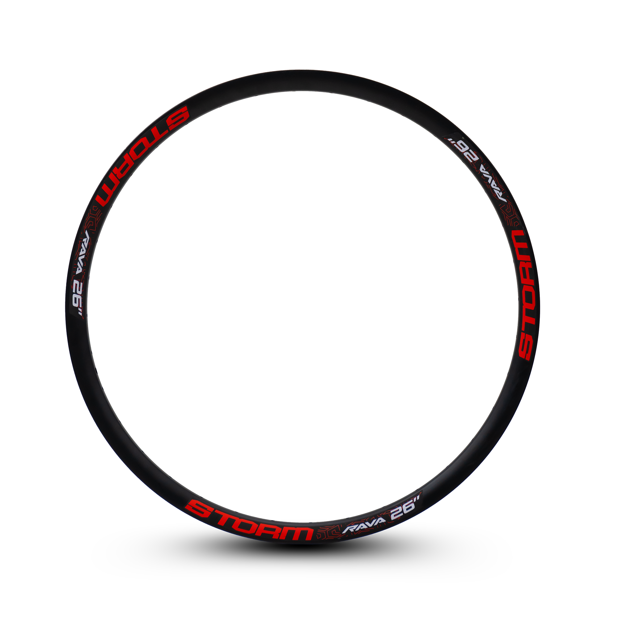 ARO STORM FREERIDE 26" 30mm - Preto/Vermelho