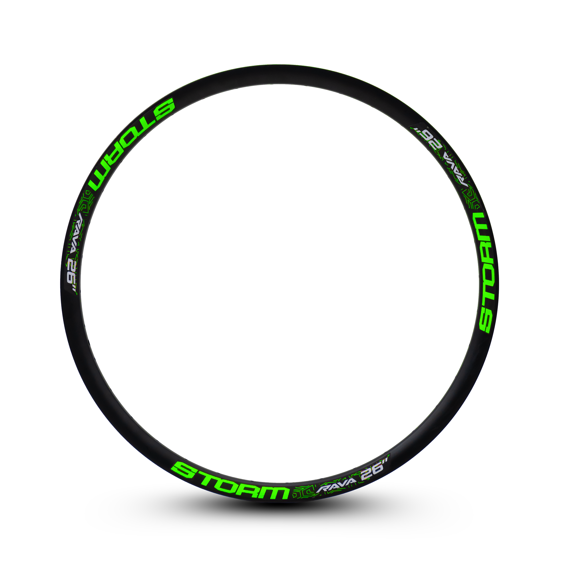 ARO STORM FREERIDE 26" 30mm - Preto/Verde