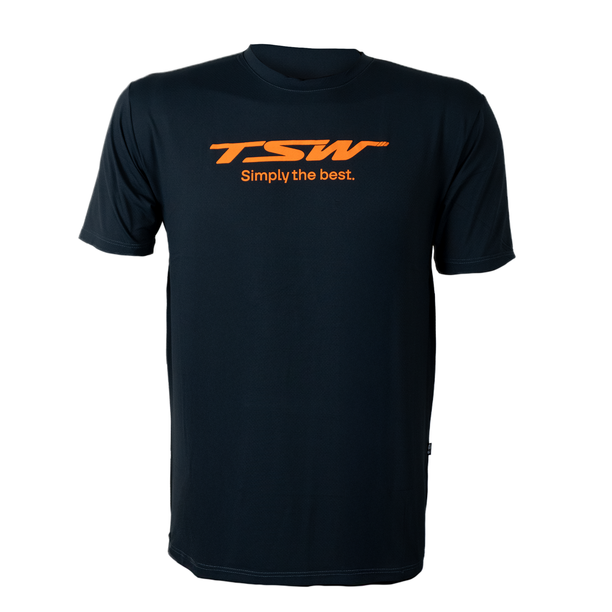 CAMISA CASUAL T-DRY TSW SIMPLY THE BEST - Cinza Chumbo/Laranja, P