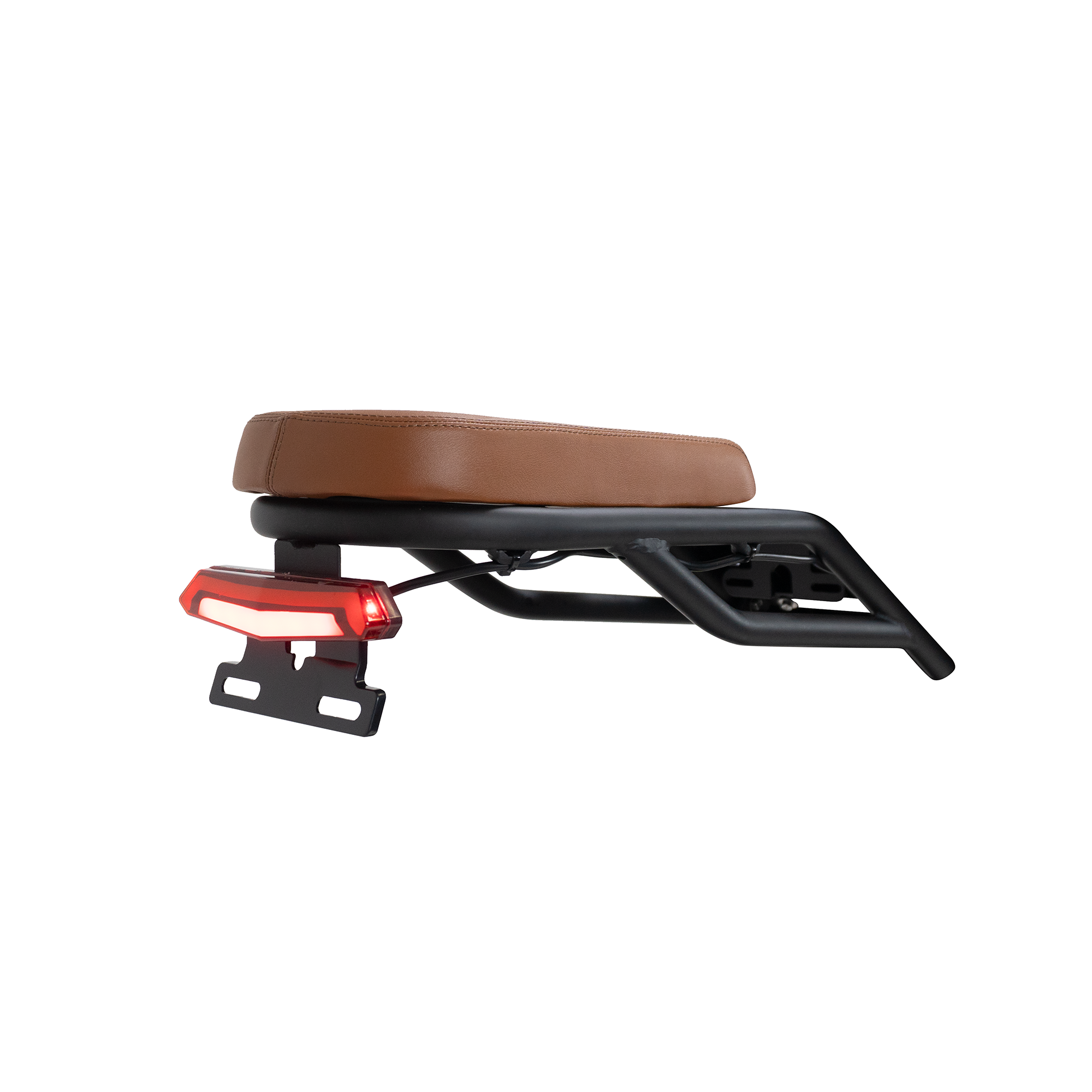 BAGAGEIRO TRASEIRO MARRON MOD 4 E-CHOPPER - Alumínio, E-Chopper Alloy