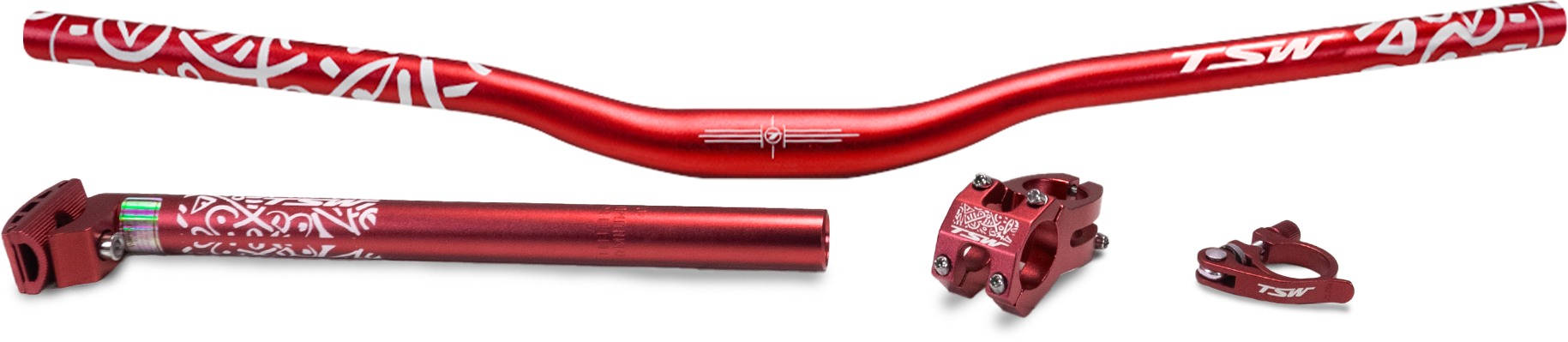 KIT DE MONTAGEM TS-01 - Vermelho